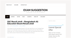Desktop Screenshot of examsuggestion.com